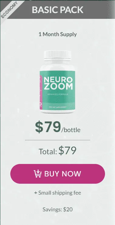 Neurozoom-1 bottle